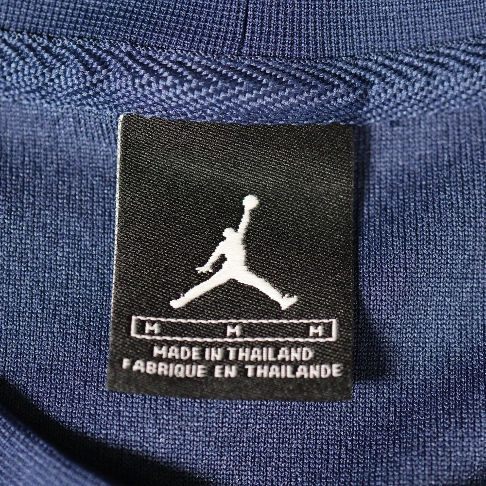 Vintage Jordan Jersey Mens Medium Navy Blue Jumpman Athletic Basketball Y2K